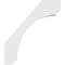 Ekena Millwork 4-in. W x 26-in. D x 30-in. H Legacy Architectural Grade PVC Knee Brace BRCP04X26X30LEC - alternate 5